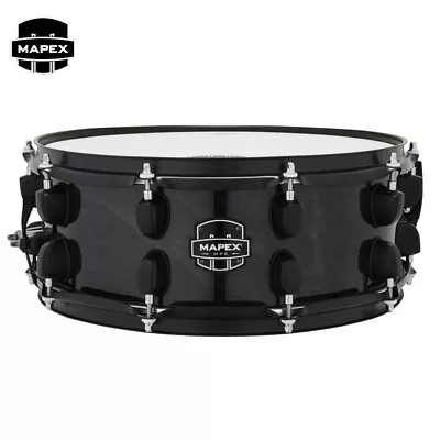 Mapex MPX 14  X 5.5  Maple Snare Drum Transparent Midnight Black MPNMP4550BMB • $149