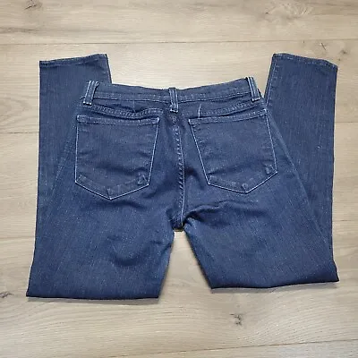 J Brand Jeans Womens 27 Skinny Straight Leg Stretch Blue Denim Mid Rise • $9.48