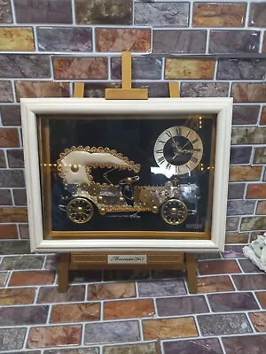 Vtg Citizen Tablet Mantel Clock Mercedes 1903 • $55