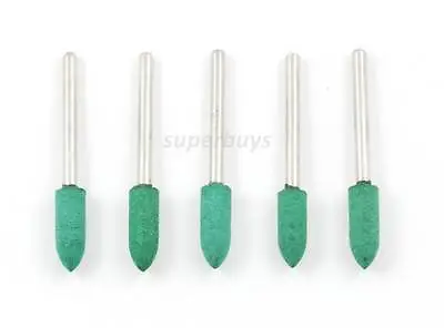 5 Rubber 4mm Polishing Buffing Grinding Burr For Rotary Die Grinder Drill Bit • $7.35