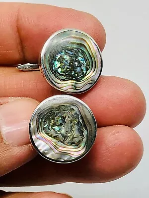 Mexico Alpaca Sterling Silver Men's Cufflinks • $25