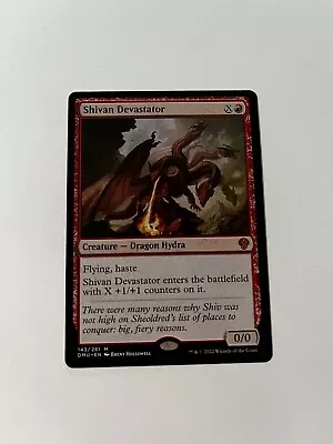 MTG - Shivan Devastator - Dominaria United - 143/281 - Regular Mythic - NM • $4.49