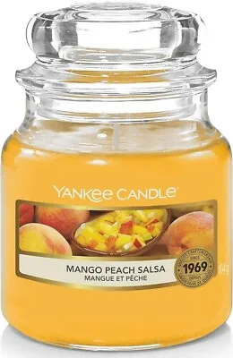 Yankee Candle Classic Small Jar Mango Peach Salsa Scent 104g • £8.99