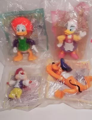 1993 McDonalds Mickey And Friends Epcot Adventure Donald Daisy Pluto Dale Lot 4 • $4.99