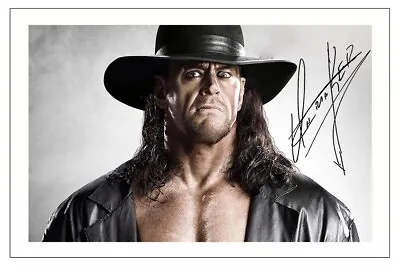 The Undertaker Signed Autograph Photo Print Wwe Wrestling • £3.79