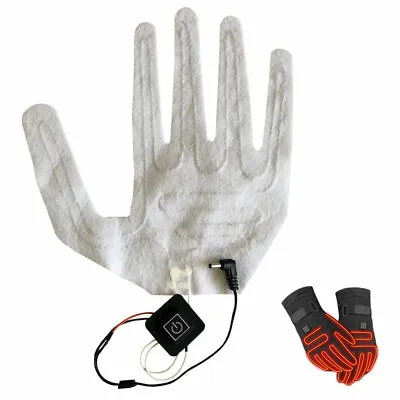 USB Heated Gloves Winter Warm Five-Finger Gloves Heating Pad Electric Heating_~y • $7.82