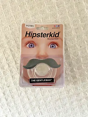 HIPSTERKID Mustachifier The Gentleman Paci Pacifier Binkie With Mustache • $7.99