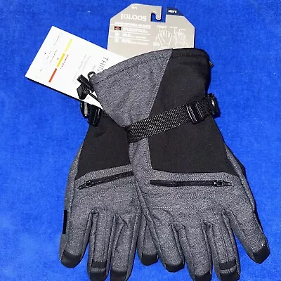 Igloos Ski Glove 3M Thinsulate Waterproof Men's Black MEDIUM/LARGE New With Tags • $4.50