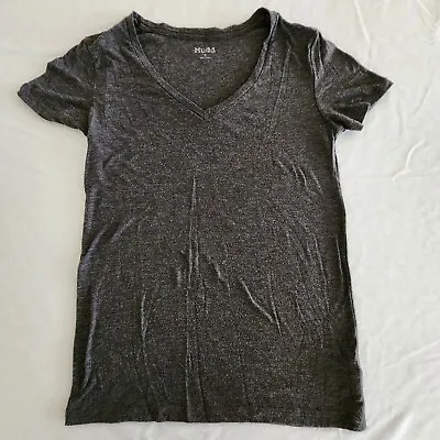 Mudd Gray Short Sleeve Cotton Blend T-Shirt Women's S • $7.78