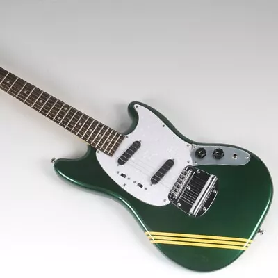 Dark Green Electric Guiatr Mustang Competition Line Rosewood Fretboard S Pickups • $265