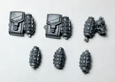 Militarum Bullgryn/Ogryn Grenades & Pouches - 40k Astra Militarum • $2