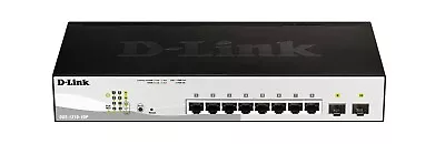 D-Link  10-Port Gigabit Smart Managed PoE SwitchDGS-1210-10P • £94.99