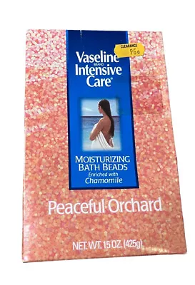 Vaseline Intensive Care Moisturizing Bath Beads Peaceful Orchard 15oz NEW Sealed • $22.99