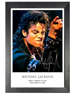 Michael Jackson American Singer Poster King Of Pop Music Photo On Stage Picture • $47.40