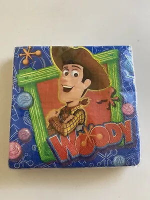 Toy Story 2 Woody Napkins Disney  Pixar  16 Napkins Birthday  USA Party Express • £5.78