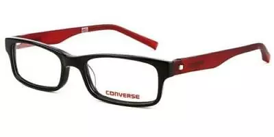 Converse Eyeglasses Frames For Kids Rectangular With Demo Lens K011Black 47-135 • $14.90