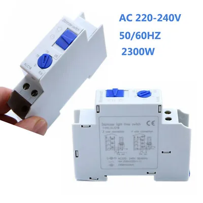 £8.42 • Buy 220V Time Relay Switch Stair Light Automat Staircase Electronic Timer Switch TU