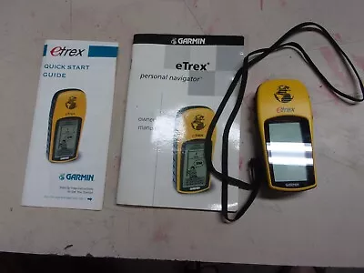 Garmin ETrex Personal Navigator Yellow 12 Channel Handheld GPS • $30