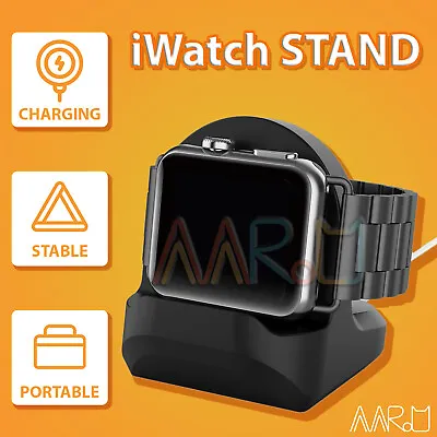 $15.99 • Buy 【Premium Silicone】Apple Watch Holder Stand Charging Dock IWatch 8 7 SE 6 5 4 3 2