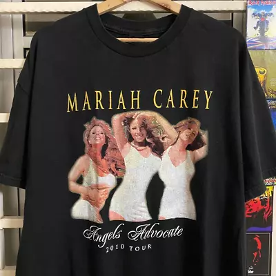 Mariah Carey Music Tour Black T-Shirt Cotton Unisex S-234XL • $18.99