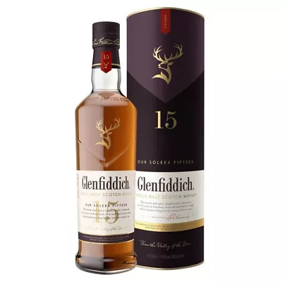 Glenfiddich 15 Years Old Solera Fifteen Single Malt Whisky • $159