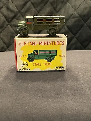 Line Mar Toys Of Japan Elegant Mini #22 Stake Truck • $35