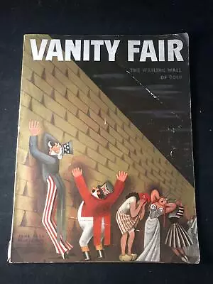 RARE Complete June 1933 VANITY FAIR MAGAZINE Steichen Photos WILLIAM STEIG Garbo • $125