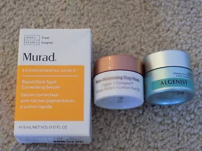 Lot Of (3) Beauty Products Purity Of Elements Algenist Murad--FREE SHIPPING! • $14.95