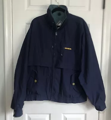 Vtg Gear For Sports Full Zip Jacket Size XXL Embroidered Navy Blue • $22