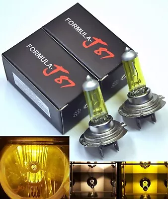 Halogen H7 55W 3000K Yellow Two Bulbs Light Turn Cornering Lamp Replacement JDM • $12.82