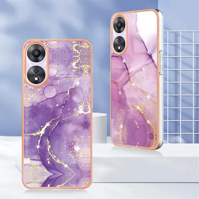 Shockproof Marble Slim Hybrid Case For Oppo A16 A53S A74 A93 A36 A58 A78 A17 A95 • $15.95