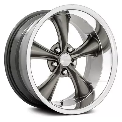 American Racing  Boss VN338 Graphite SS Lip 18  20  Staggered Wheels Set Of Rims • $1007.50