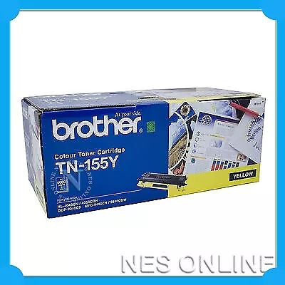 Brother TN155Y YELLOW High Yield Toner MFC9840CDW/MFC9450CDN/MFC9440CN/HL4040CN • $182.49