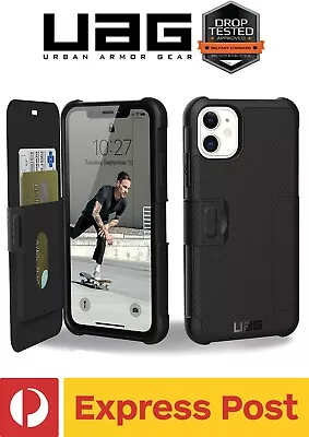 $47.45 • Buy IPhone 11 (6.1) UAG Metropolis Card Holder Tough Military Folio Flip Wallet Case
