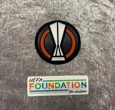 UEFA Europa League + UEFA Foundation Sleeve Football Arm Patch / Badge UK Villa • £6.50