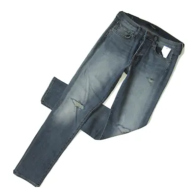 NWT J Brand Caitland In Revolution Destroyed Slim Boyfriend Stretch Jeans 25  • $52