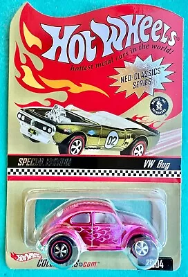 HOT WHEELS RLC VW BUG Neo Classics 2004 Special Edition RED LINE VOLKSWAGEN • $34.95