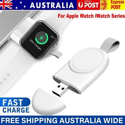 $4.99 • Buy Portable Magnetic Wireless Charger For Apple Watch IWatch Series 7 6 5 4 3 2 1