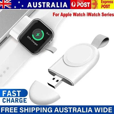 Portable Magnetic Wireless Charger For Apple Watch IWatch Series 7 6 5 4 3 2 1 • $9.89