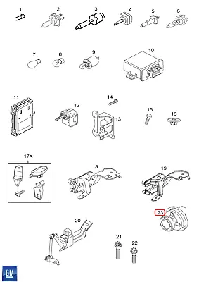 Original GM/Vauxhall 93180269 Cover Entry Bulbs Headlight Vectra C • $100.27