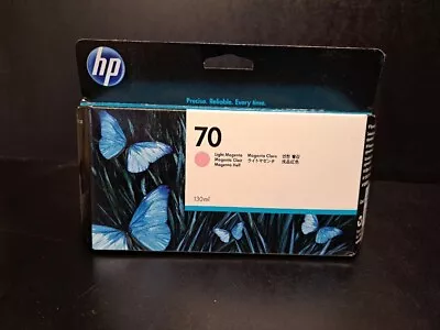 Genuine HP C9455A 70 Lt. Magenta Ink Cart. Z2100Z3100Z3200Z5200 Exp. 07/2017 • $26.50