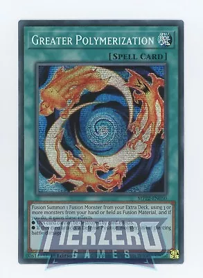 Yugioh MP22-EN050 Greater Polymerization Prismatic Secret Rare 1st Edition NM • £1.79