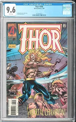 1996 Thor #495 Gradate CGC 9.6 Marvel Comics USA • £81.65