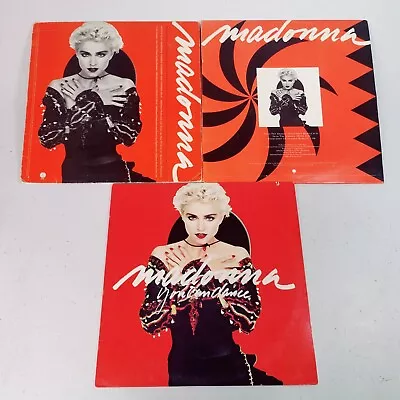 MADONNA You Can Dance Where's The Party Into The Groove 12  LP Vinyl Promo Lot • $199.99