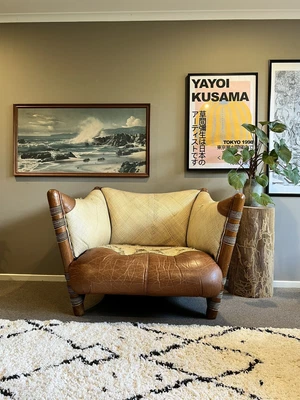 $390 • Buy Vintage Pacific Green Armchair 1/2