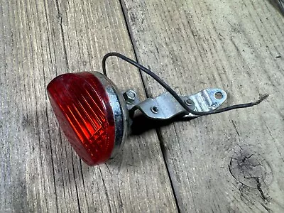 Vintage Muscle Bike Bicycle Light Cool Accessory Rear Red Light Dynamo Battery • $25.99