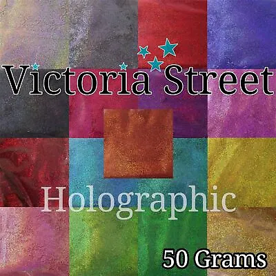 Victoria Street Glitter 50g In Holographic Art Craft Dust Fine Solvent Resistant • £2.99