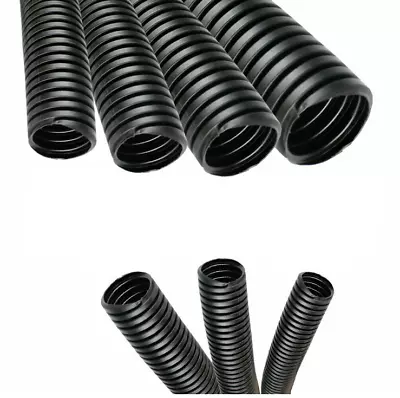 ALL SIZES 1 FT - 100 FOOT Split Wire Loom Polyethylene Tubing Marine Conduit LOT • $14.99