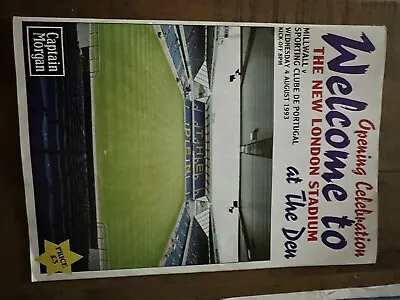 Millwall Football Programmes Opening Day Of The New Den From 1993 Very First Day • £15