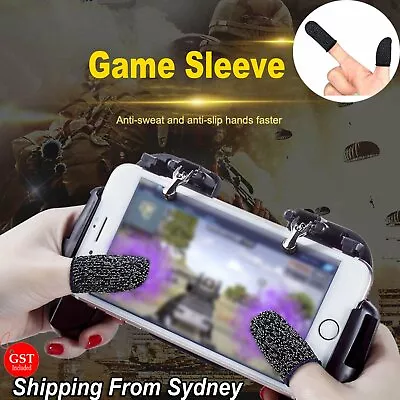 $5.99 • Buy 4pcs Mobile Finger Sleeve Touch Screen Game Controller Sweatproof Gloves